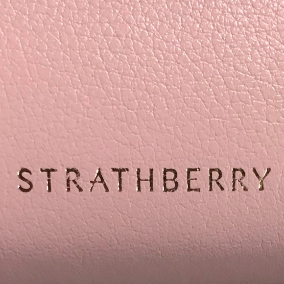 SOLD 💖Strathberry Dusky Pink Leather Nano Tote💖 - Picture 3 of 8